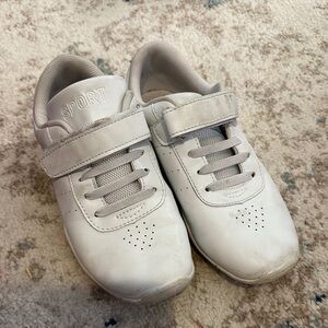 White cheer shoes